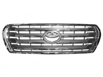 Решетка радиатора (пр-во Китай) BODYPARTS Toyota Land Cruiser 200 1-ый рестайлинг (2012-2015) (хром)