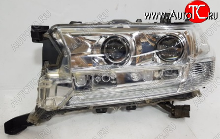 20 999 р. Левая фара (со светодиод. модулем, линзован) BODYPARTS Toyota Land Cruiser 200 2-ой рестайлинг (2015-2021)  с доставкой в г. Кемерово