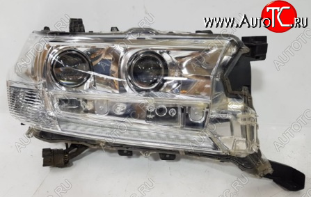 20 999 р. Правая фара (линзован) BODYPARTS Toyota Land Cruiser 200 2-ой рестайлинг (2015-2021)  с доставкой в г. Кемерово