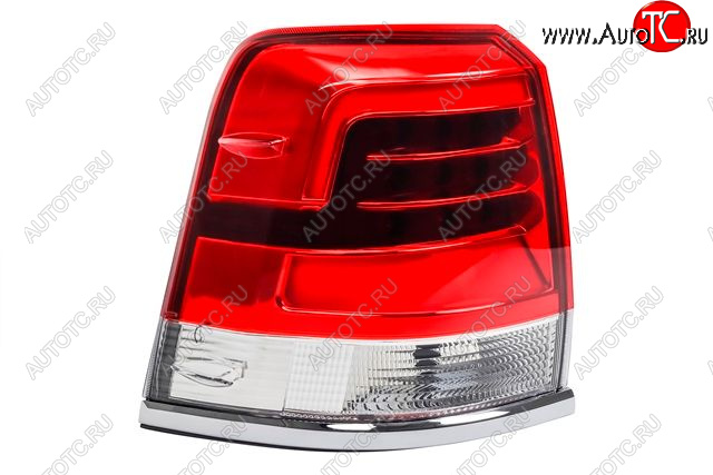 9 899 р. Левый фонарь (диодная) DEPO Toyota Land Cruiser 200 2-ой рестайлинг (2015-2021)  с доставкой в г. Кемерово