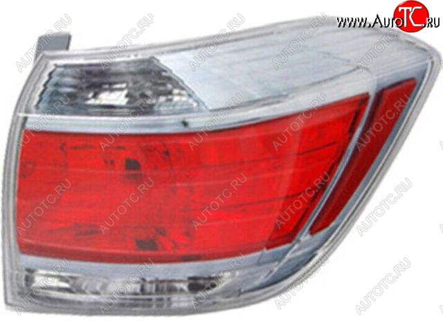 6 549 р. Правый фонарь BODYPARTS Toyota Highlander XU40 рестайлинг (2010-2013)  с доставкой в г. Кемерово