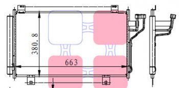 3 (MAZDA 6 13-) КОНДЕНСАТОР КОНДИЦ BODYPARTS mzx0313-931