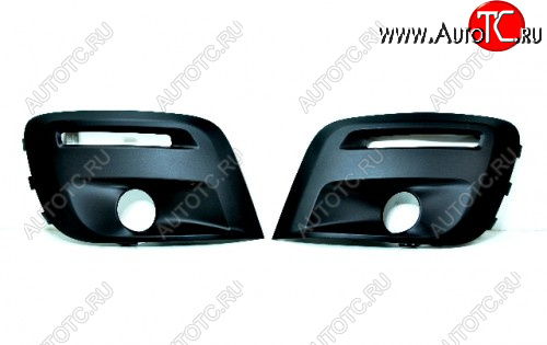 2 449 р. PARTNER {BERLINGO 15-} РЕШЕТКА БАМПЕРА ПЕРЕДН Л+П (КОМПЛЕКТ) С ОТВ ППРОТИВОТУМ , DRL( ХОД. ОГНИ) (Тайвань) API pgpar15-190-n  с доставкой в г. Кемерово