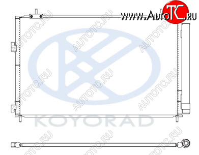 13 949 р. RAV4 КОНДЕНСАТОР КОНДИЦ (KOYO) KOYORAD tyrv413-930  с доставкой в г. Кемерово