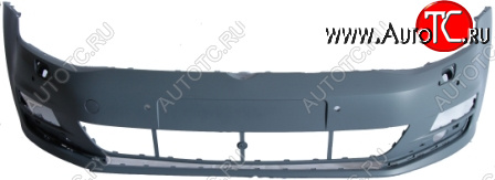 7 449 р. GOLF БАМПЕР ПЕРЕДН С ОТВ ПОМЫВАТ ФАР , С ОТВ ПДАТЧ , ГРУНТ (Тайвань) TYG vwglf12-160  с доставкой в г. Кемерово