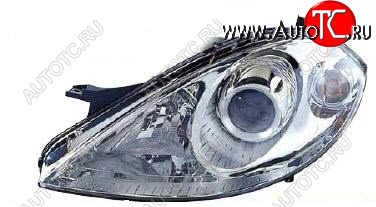 8 999 р. Левая фара (c электрокорректором) DEPO  Mercedes-Benz A class  W169 (2005-2008) дорестайлинг, хэтчбэк 5 дв. (линзован)  с доставкой в г. Кемерово