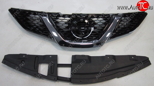4 299 р. QASHQAI РЕШЕТКА РАДИАТОРА С ОТВ ПКАМЕРУ (Китай) BODYPARTS nnqas14-101  с доставкой в г. Кемерово