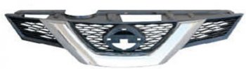 Решетка радиатора (пр-во Китай) BODYPARTS Nissan X-trail  3 T32 (2017-2022) рестайлинг (хром)