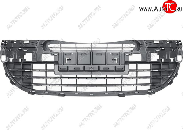 5 749 р. Центральная решетка переднего бампера (пр-во Китай) BODYPARTS  Peugeot 408 (2010-2017)  дорестайлинг  с доставкой в г. Кемерово