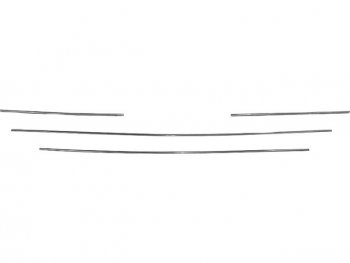 408 МОЛДИНГ РЕШЕТКИ БАМПЕРА (4 шт) ХРОМ (Китай) BODYPARTS pg40812-1d0