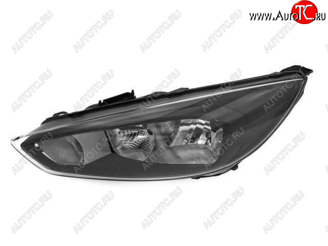 10 449 р. Левая фара (c электрокорректором) DEPO Ford Focus 3 седан рестайлинг (2014-2019)  с доставкой в г. Кемерово