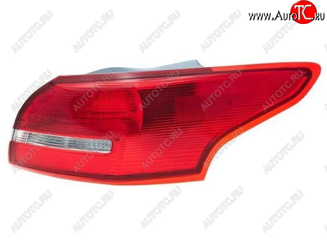 3 399 р. Правый фонарь DEPO Ford Focus 3 седан рестайлинг (2014-2019)  с доставкой в г. Кемерово