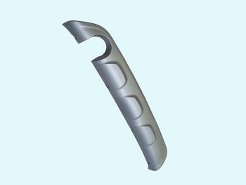 KAPTUR НАКЛАДКА БАМПЕРА ЗАДН НИЖН СЕРЕБРИСТ (Тайвань) API rnktr16-4h1