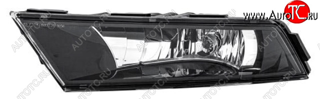 5 299 р. Правая противотуманная фара DEPO  Skoda Superb  B8 (3V) (2015-2019) лифтбэк дорестайлинг  с доставкой в г. Кемерово