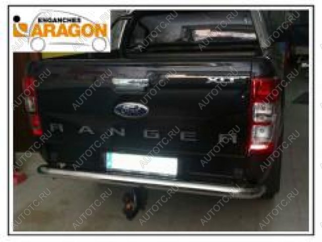 7 349 р. ТСУ для FORD Ranger с бамп. 2012-2019, Тип шара: Горизонтальный, условно-съемный (лебединая шея) (A)  Форд Ранджер Aragon e2015ca  с доставкой в г. Кемерово