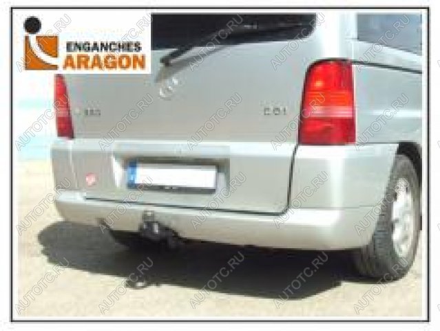 7 399 р. ТСУ для MERCEDES Clase V 1996-2003, MERCEDES Vito (W638) 1996-2003, Тип шара: Горизонтальный, условно-съемный (лебединая шея) (A)  Мерседес Бенц Aragon e4108ba  с доставкой в г. Кемерово