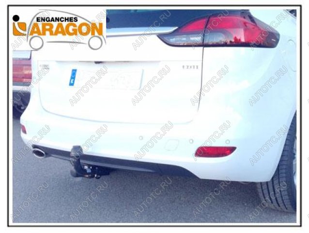 14 449 р. ТСУ для OPEL Zafira C Sports Tourer 2011-2018, Тип шара: Горизонтальный, условно-съемный (лебединая шея) (A)  Опель Зафира Aragon e4519ca  с доставкой в г. Кемерово