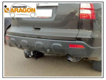 14 349 р. ТСУ для HONDA CR-V 2007-2012, Тип шара: Горизонтальный, условно-съемный (лебединая шея) (A)  Хонда ЦРВ Aragon e2401ca  с доставкой в г. Кемерово. Увеличить фотографию 1