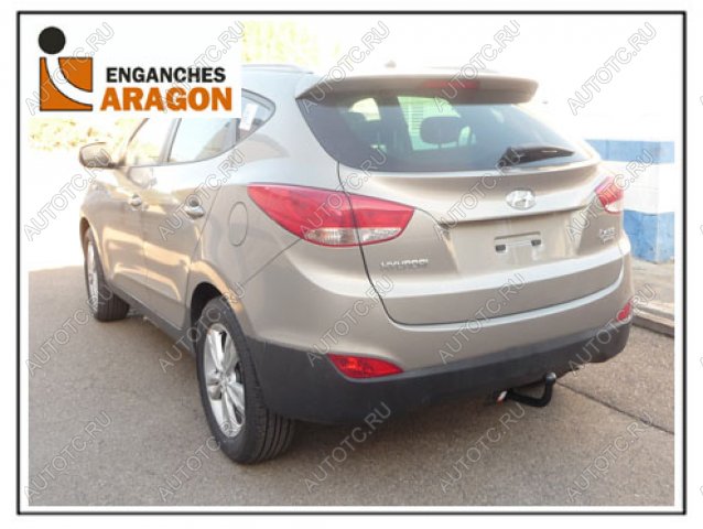 16 749 р. ТСУ для HYUNDAI ix35 2010-2015, Тип шара: Горизонтальный, условно-съемный (лебединая шея) (A)  Хендай ИХ35 Aragon e2514aa  с доставкой в г. Кемерово