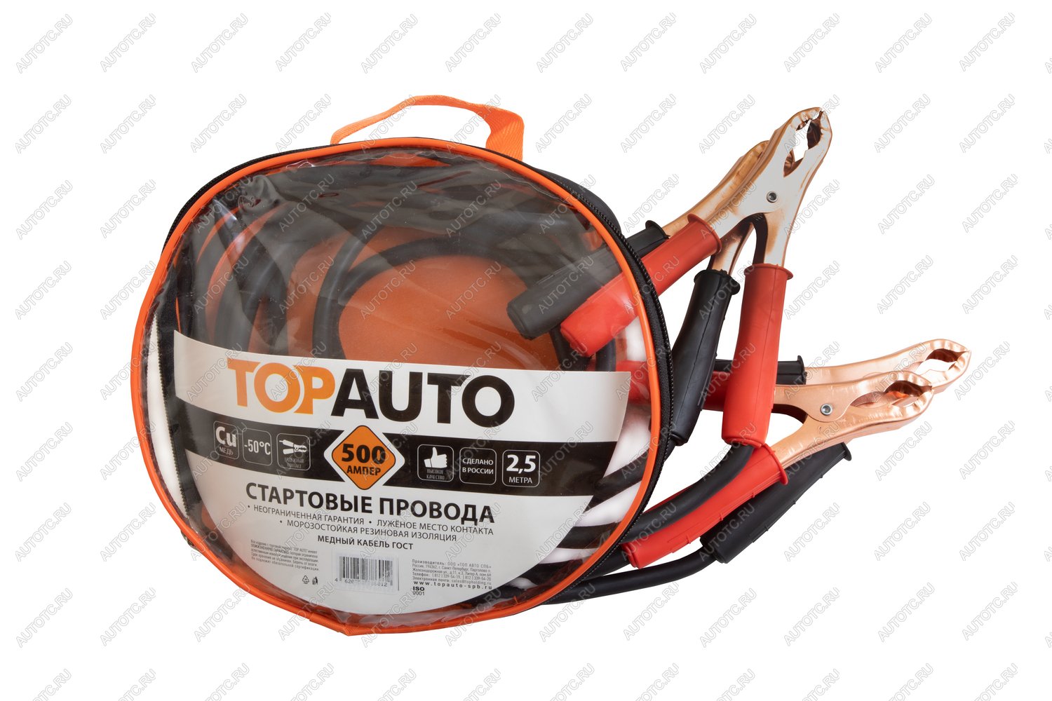 1 369 р. Стартовые провода 500А (ТопАвто) Autofamily tl-874.1  с доставкой в г. Кемерово