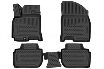 3 069 р. Коврики 3D в салон подходят для BAIC U5 2023-, 4шт. (полиуретан)  Ю5 Element element3dan0473210k  с доставкой в г. Кемерово. Увеличить фотографию 1