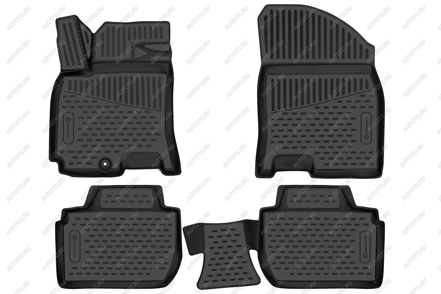 3 069 р. Коврики 3D в салон подходят для BAIC U5 2023-, 4шт. (полиуретан)  Ю5 Element element3dan0473210k  с доставкой в г. Кемерово