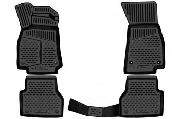 4 099 р. Коврики 3D в салон подходят для подходит для AUDI A6 (V(C8)), включая Allroad 2018-, универсал, 4шт. (ПУ, повышенная износостойкость)  Ауди А6 FORMAT format.3da58925210k  с доставкой в г. Кемерово. Увеличить фотографию 1