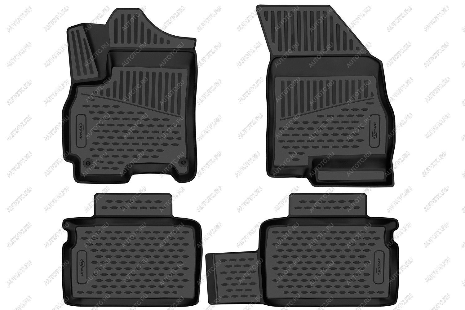 5 399 р. Коврики 3D в салон подходят для CHERY Tiggo 4 (I, Ir) 2017-  4 PRO 2020-, кросс, 4 шт. (ПУ, повышенная износостойкость)  Черри Тигго 4 Про FORMAT format.3da04948210  с доставкой в г. Кемерово