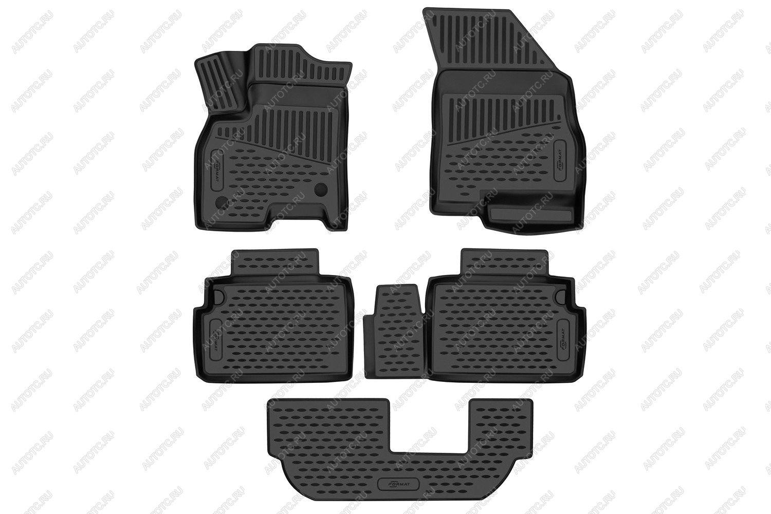4 099 р. Коврики 3D в салон подходят для CHERY Tiggo 8 Pro, 2021-  8 Pro Max, 2022-, внед. 7 мест, 5 шт. (ПУ, повышенная износостойкость)  Черри Тигго 8 Про  FORMAT format.3da0n198210k  с доставкой в г. Кемерово