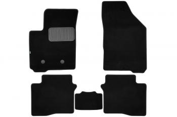 4 699 р. Коврики в салон Klever Premium OMODA S5 2023- седан, 5шт. (текстиль)  Омода С5 Klever klever0312000222110kh  с доставкой в г. Кемерово. Увеличить фотографию 1