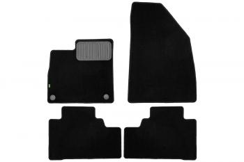 6 949 р. Коврики в салон Klever Standard GAC GS8 2021-, внед., 4шт. (текстиль)   Гак ГС8 Klever klever0210500201210kh  с доставкой в г. Кемерово. Увеличить фотографию 1