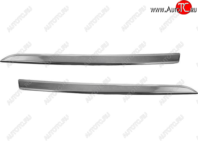 1 549 р. LOGAN (SANDERO) МОЛДИНГ РЕШЕТКИ РАДИАТОРА Л+П (КОМПЛЕКТ) ХРОМ (Китай) BodyParts rnlog14-121-n  с доставкой в г. Кемерово