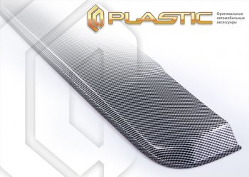 Ветровик люка (84 см.) Шелкография карбон серебро CA Plastic на JAC JS4 I поколение, джип/suv 5 дв.,  2022 - н. в.