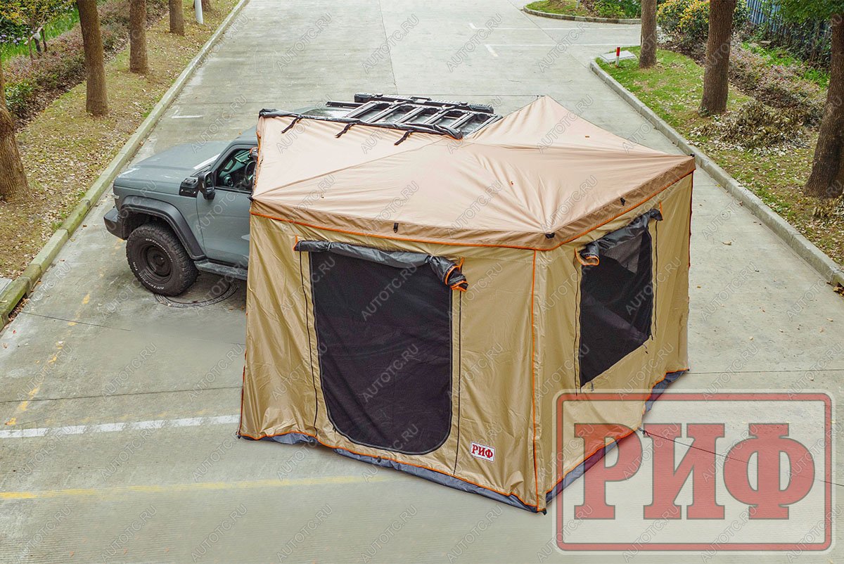 32 109 р. Стенки к автомобильной веерной маркизе (тамбур) РИФ 2х2 м (левые)  rifanf062020601w  с доставкой в г. Кемерово