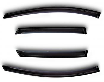 1 039 р. Дефлекторы боковых окон Ford Mondeo, 2015-2019Fusion, 2012-2020, 4ч., темныйхром  Форд Мондео SIM nld.sfomon1532-cr  с доставкой в г. Кемерово. Увеличить фотографию 1