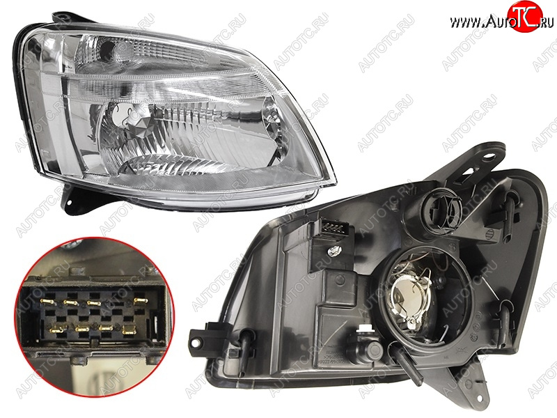 8 549 р. Фара Citroen Berlingo 02-12  Peugeot Partner 02-12  Partner Origin 08-11  Partner Tepee 02-08 (Сп TYC 20-A461-05-2B  с доставкой в г. Кемерово