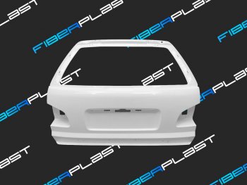 Задняя дверь багажника (стеклопластик) Fiberplast Peugeot 406  8E,F (1995-2004) универсал дорестайлинг, универсал рестайлинг