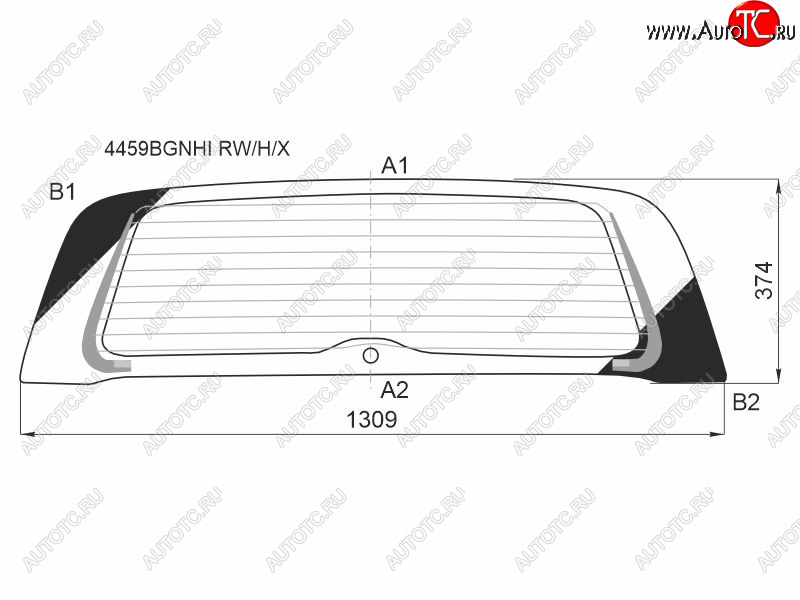 10 399 р. Стекло заднее (Цвет зеленый Обогрев) Kia Soul 19- XYG 4459BGNHI RW/H/X  с доставкой в г. Кемерово