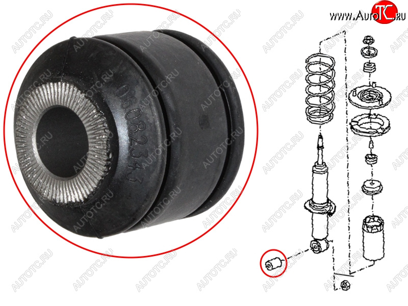 1 339 р. Сайлентблок Nissan Pathfinder 04-14  Frontier 04-21  Navara 04-15 NISSAN 56219-5X00A  с доставкой в г. Кемерово