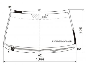 7 849 р. Стекло лобовое (Обогрев щеток Датчик дождя) Lexus IS 05-16 FUYAO 8371AGNHMVW1B  с доставкой в г. Кемерово. Увеличить фотографию 2