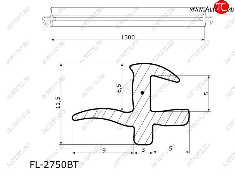 729 р. Молдинг лобового стекла (Сверху) Mitsubishi Outlander 05-12  Citroen C-Crosser 07-12  Peugeot 4007 FLEXLINE FL-2750BT  с доставкой в г. Кемерово