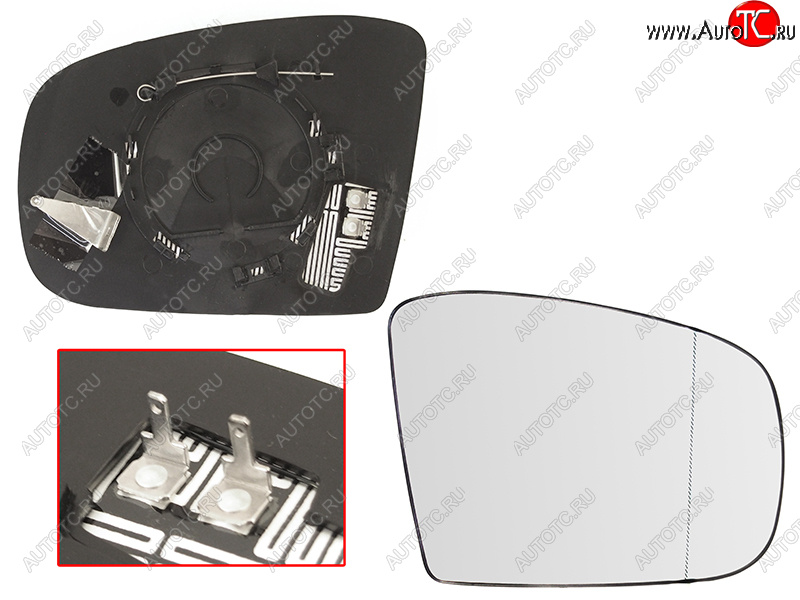 1 039 р. Полотно зеркала Mercedes-Benz M-Class 01-05  GL-Class 06-09  GLK-Class 08-12 (Справа Обогрев асф SAT ST-121-0098  с доставкой в г. Кемерово