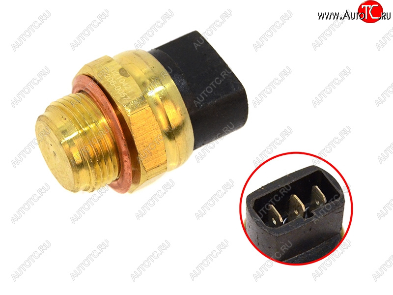 519 р. Датчик температуры ОЖ VW PASSAT 96-00 JETTA 86-91 GOLF 2, 3 POLO 85-94 SAT ST-206-0057  с доставкой в г. Кемерово