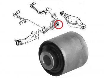 519 р. Сайлентблок Mazda 6 07-12  Subaru Forester 97-02  Impreza 92-00  Legacy 89-03  Outback 94-03  M SAT ST-GS1D-26-11XB-U  с доставкой в г. Кемерово. Увеличить фотографию 1