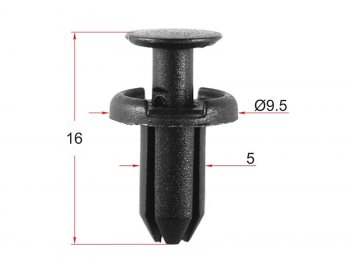 Клипса крепежная TOYOTALEXUS (1 шт.) SAT ST-M12613