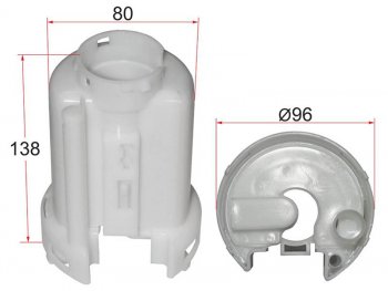 Фильтр топливный MAZDA 323 98-04PREMACY 00-02FAMILIA 1.3 00-03 SAT ST-ZL05-20-490A