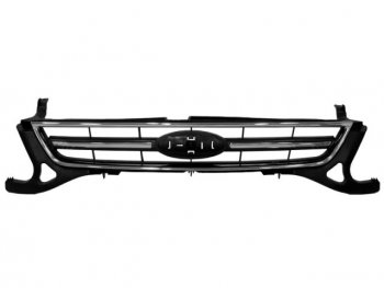 Решетка радиатора (пр-во Китай) CHINA Ford Mondeo Mk4,BD рестайлинг, седан (2010-2014) (хром)