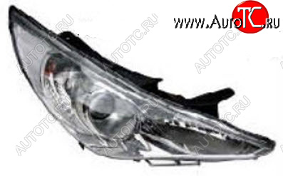 0 р. Правая фара (под корректор) CHINA Hyundai Sonata YF (2009-2014)  с доставкой в г. Кемерово