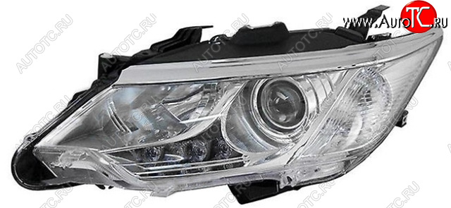 0 р. Левая фара (с электрокорректором, ксенон) CHINA Toyota Camry XV55 1-ый рестайлинг (2014-2017)  с доставкой в г. Кемерово