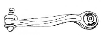 AUDI A6 04- {A8 03-} РЫЧАГ ПЕРЕДН ПОДВЕСКИ ПРАВ ВЕРХН СЗАДИ (Тайвань) BodyParts ai0a604-812-r